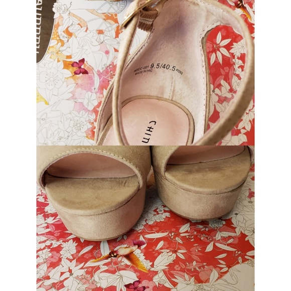 Chinese Laundry | NIB Faux Suede Block Heels - Picture 6 of 7